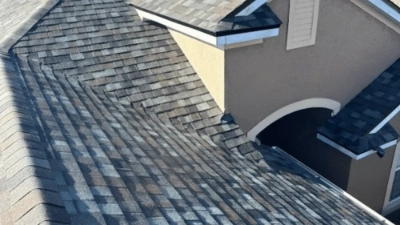 roofing contractor completing roof replacement in Austin TX